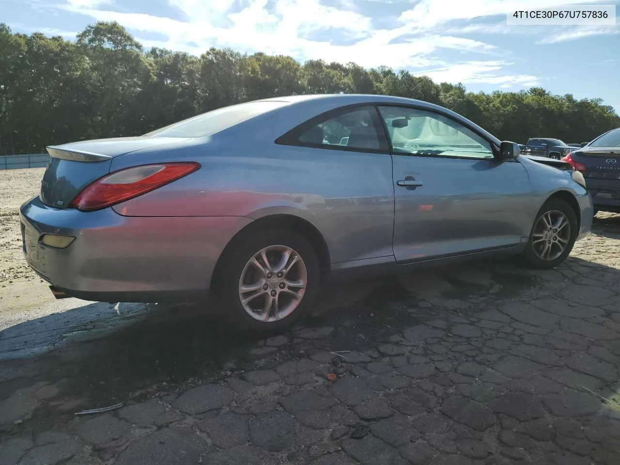 2007 Toyota Camry Solara Se VIN: 4T1CE30P67U757836 Lot: 69888234