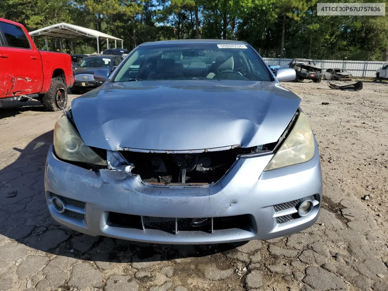 2007 Toyota Camry Solara Se VIN: 4T1CE30P67U757836 Lot: 69888234