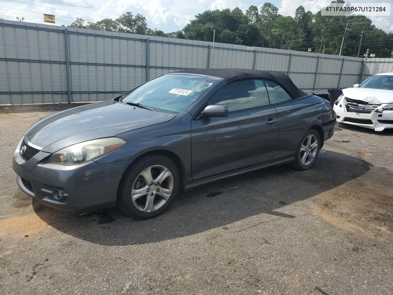 2007 Toyota Camry Solara Se VIN: 4T1FA38P67U121284 Lot: 70192424