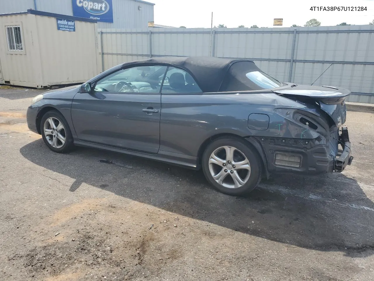 2007 Toyota Camry Solara Se VIN: 4T1FA38P67U121284 Lot: 70192424