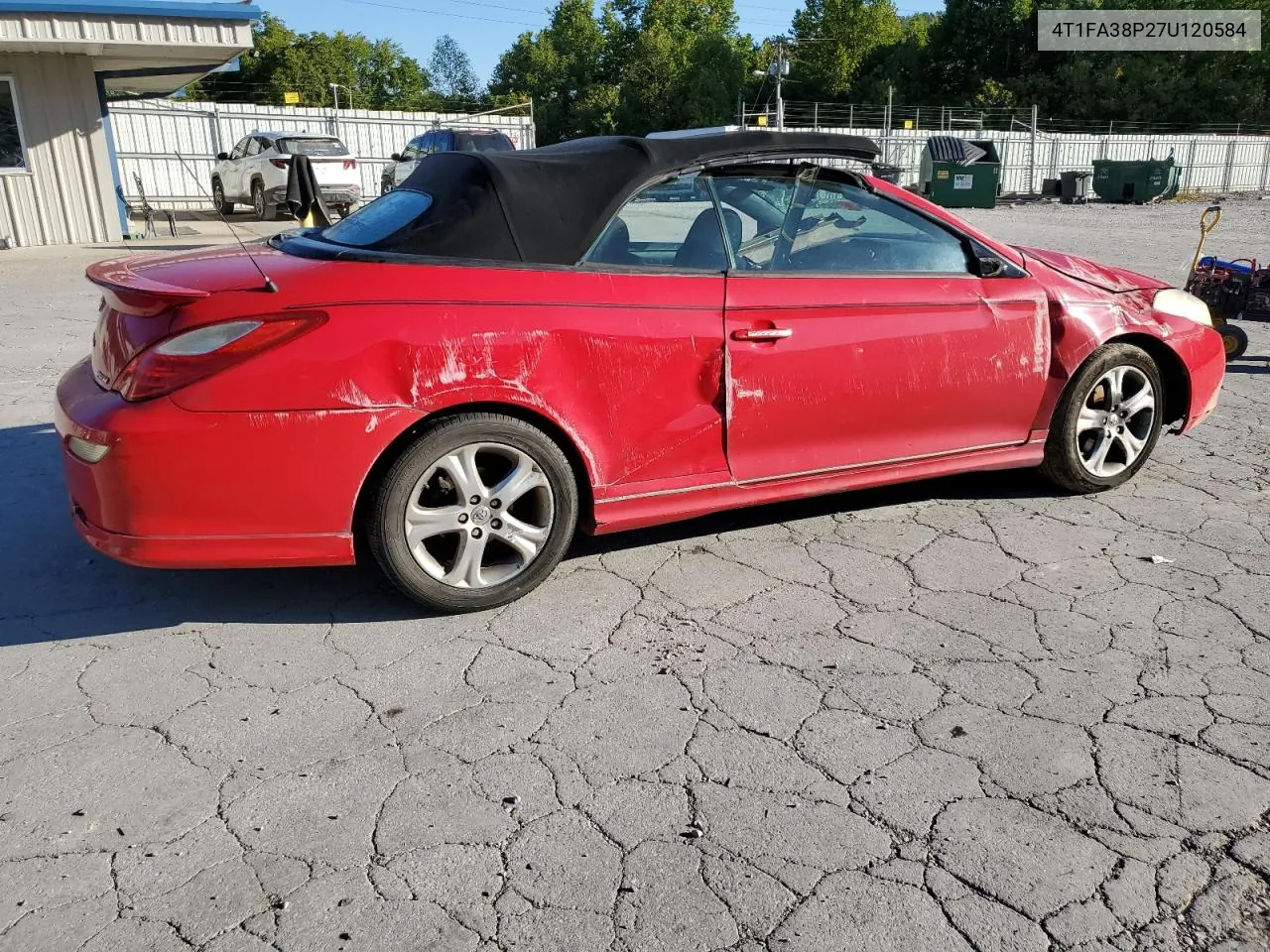 2007 Toyota Camry Solara Se VIN: 4T1FA38P27U120584 Lot: 70372674