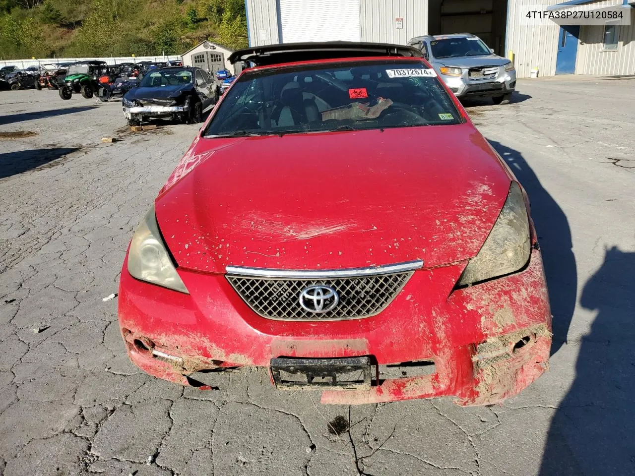 2007 Toyota Camry Solara Se VIN: 4T1FA38P27U120584 Lot: 70372674