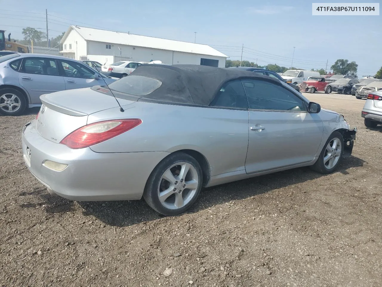 2007 Toyota Camry Solara Se VIN: 4T1FA38P67U111094 Lot: 70527004