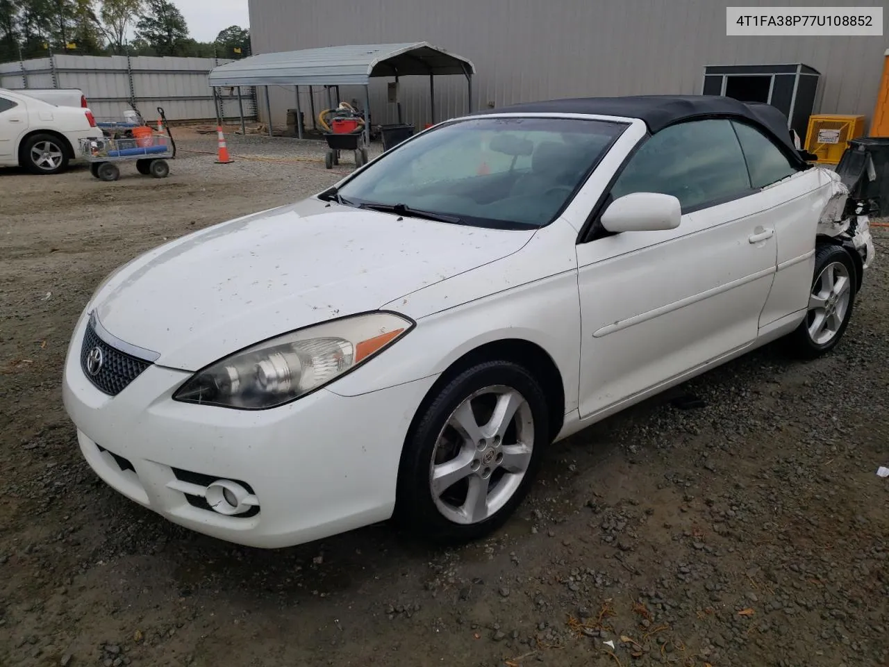 2007 Toyota Camry Solara Se VIN: 4T1FA38P77U108852 Lot: 71259543