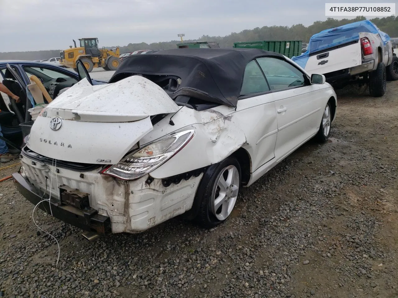 2007 Toyota Camry Solara Se VIN: 4T1FA38P77U108852 Lot: 71259543