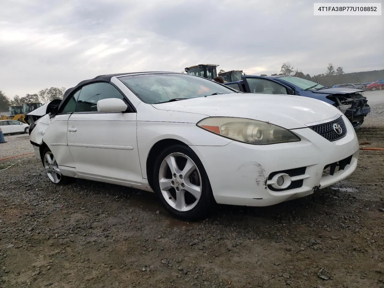 2007 Toyota Camry Solara Se VIN: 4T1FA38P77U108852 Lot: 71259543