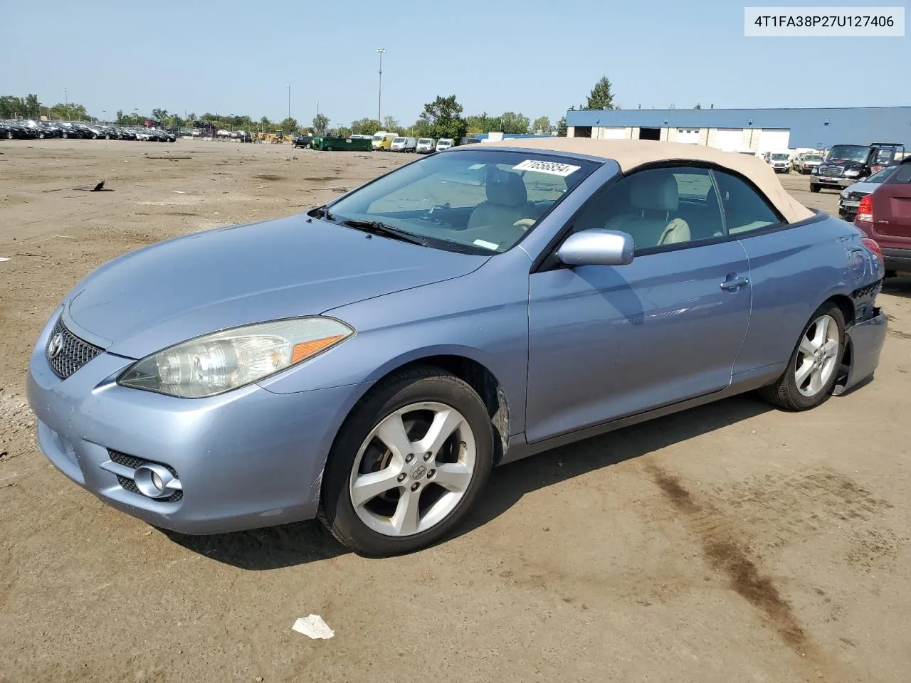 2007 Toyota Camry Solara Se VIN: 4T1FA38P27U127406 Lot: 71656854