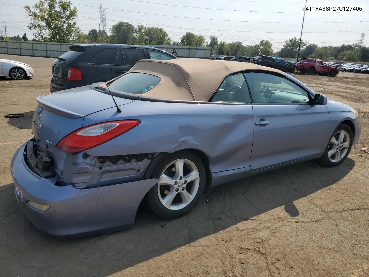 4T1FA38P27U127406 2007 Toyota Camry Solara Se