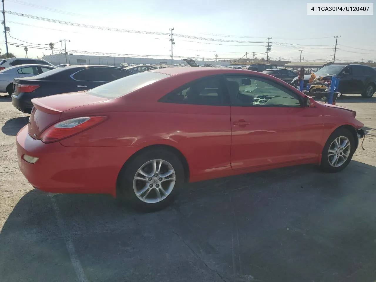 2007 Toyota Camry Solara Se VIN: 4T1CA30P47U120407 Lot: 71819664