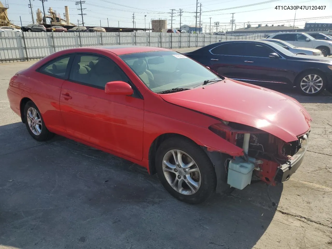 2007 Toyota Camry Solara Se VIN: 4T1CA30P47U120407 Lot: 71819664