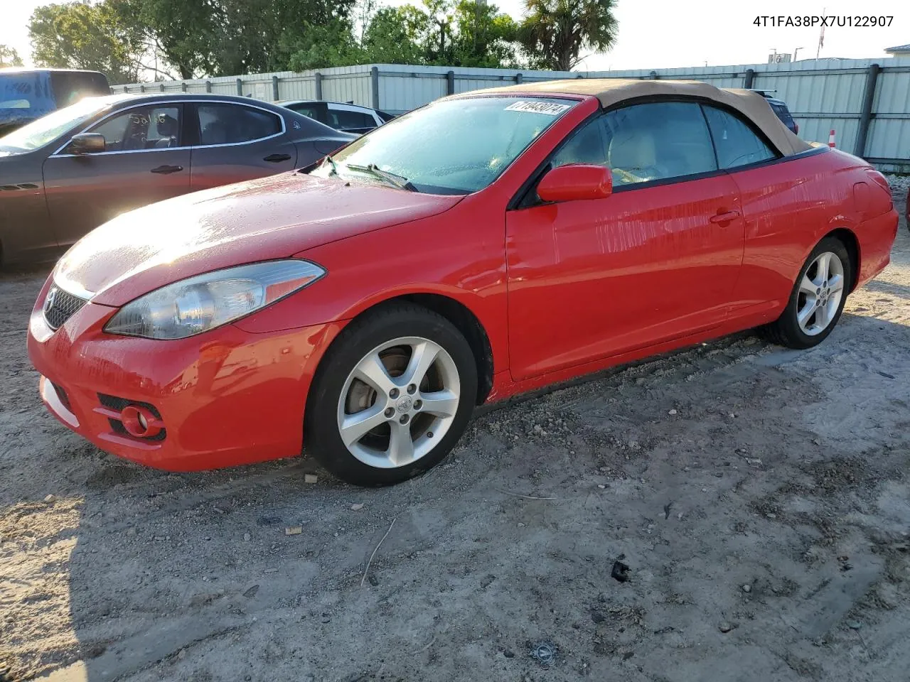 2007 Toyota Camry Solara Se VIN: 4T1FA38PX7U122907 Lot: 71943074