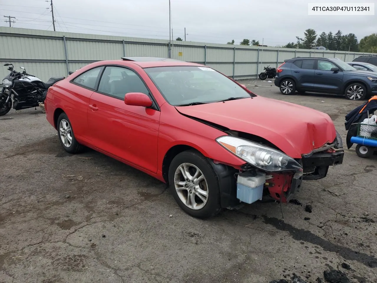 2007 Toyota Camry Solara Se VIN: 4T1CA30P47U112341 Lot: 72504924