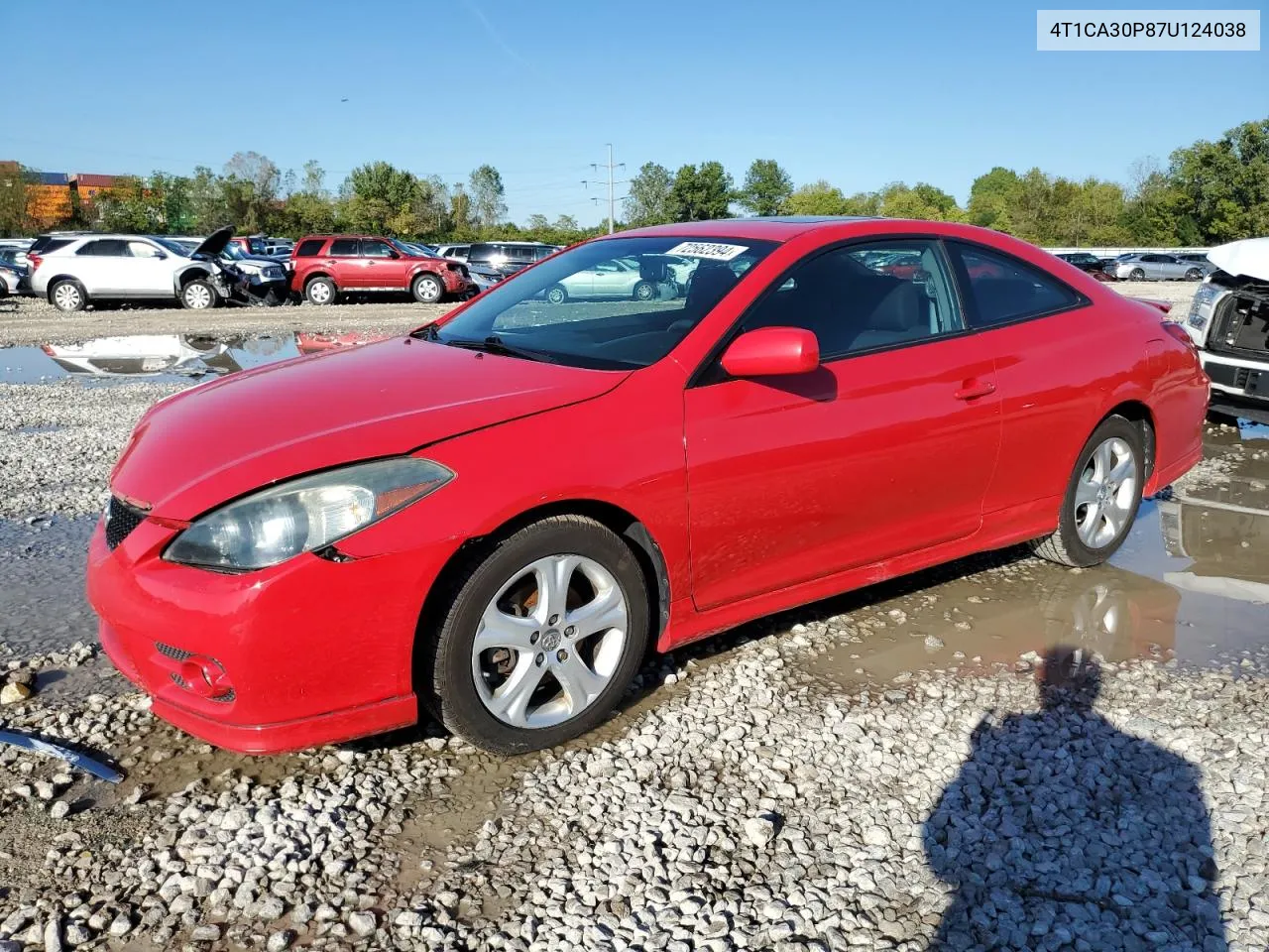 4T1CA30P87U124038 2007 Toyota Camry Solara Se