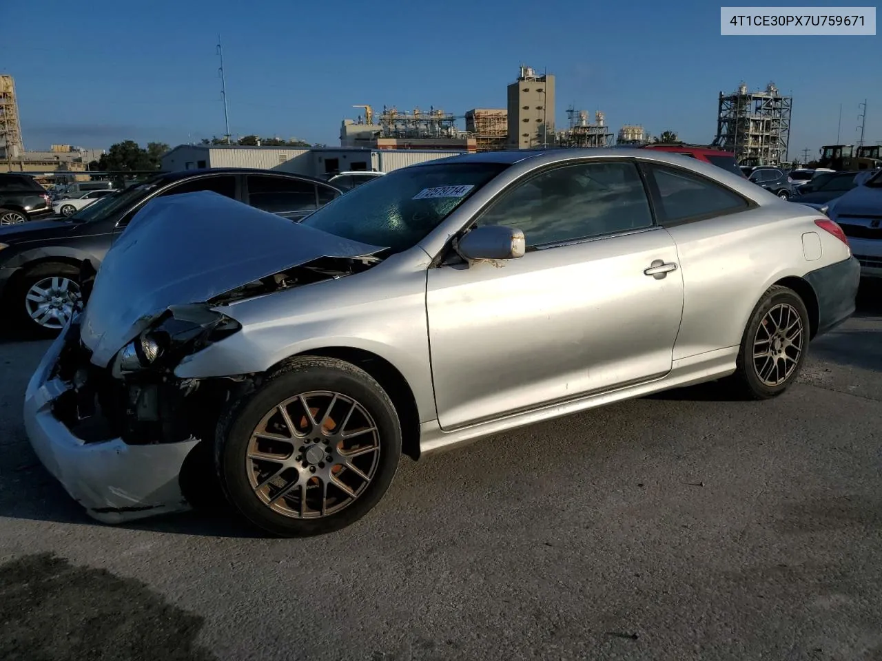 2007 Toyota Camry Solara Se VIN: 4T1CE30PX7U759671 Lot: 72579714