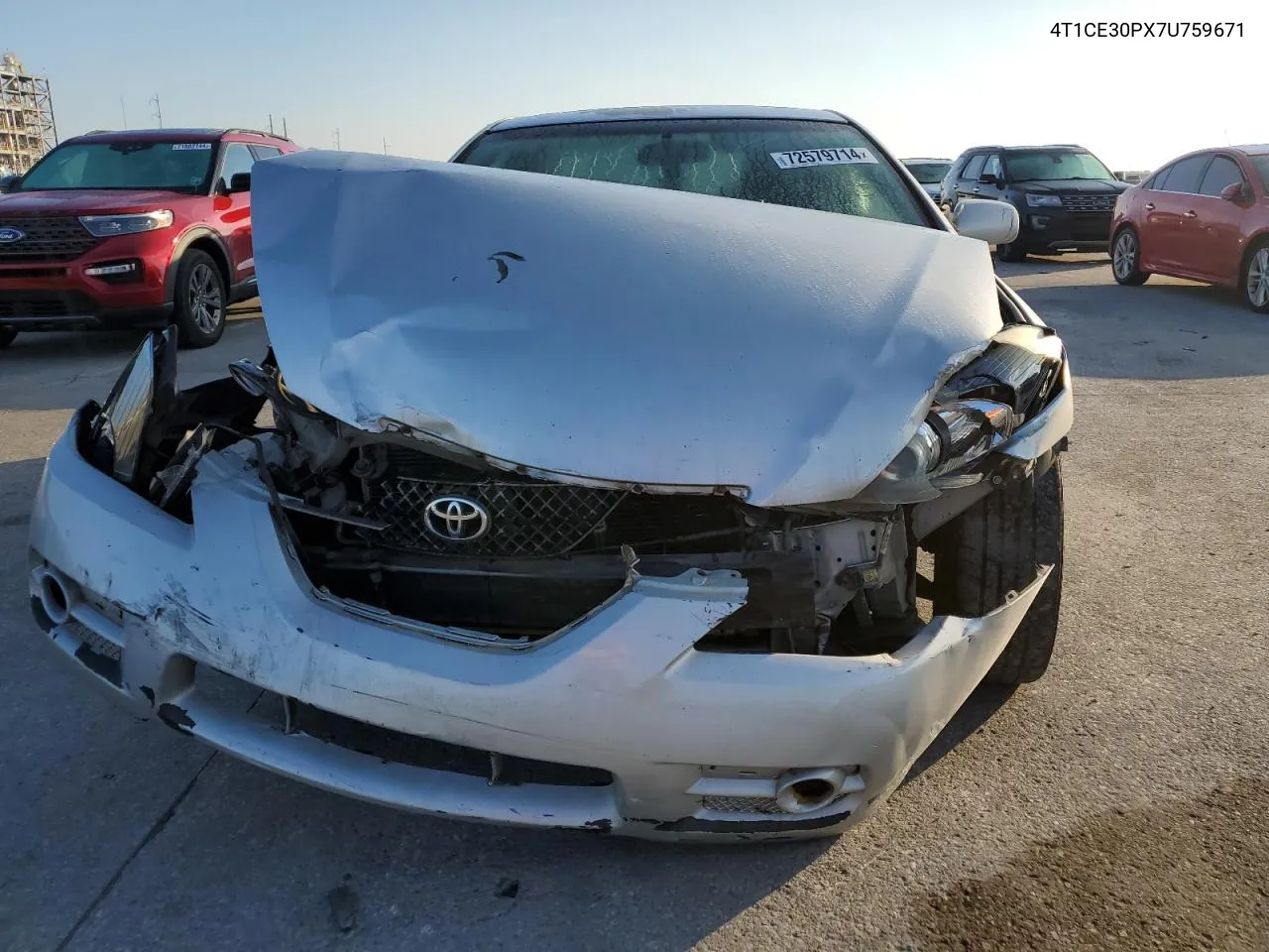 2007 Toyota Camry Solara Se VIN: 4T1CE30PX7U759671 Lot: 72579714