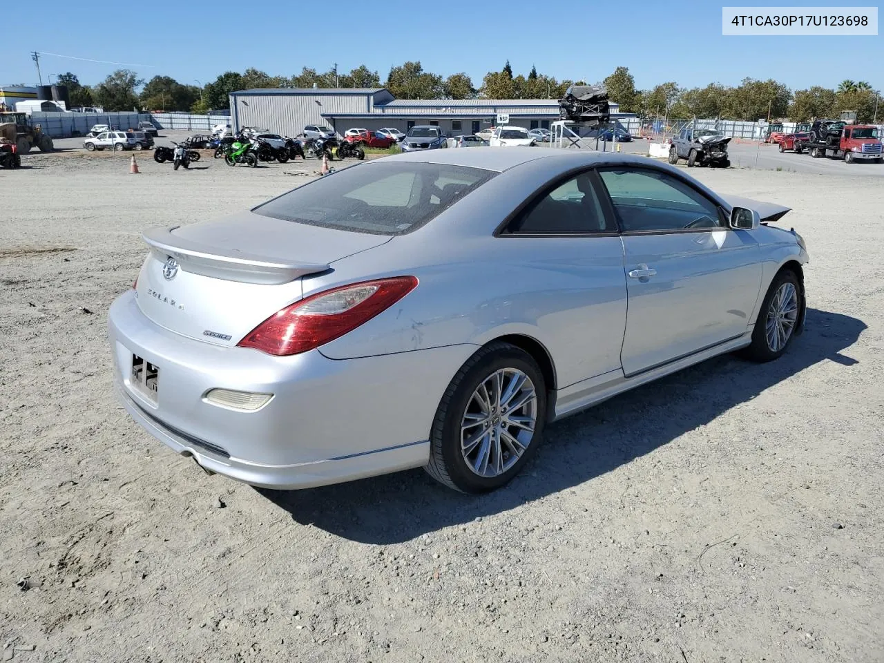 2007 Toyota Camry Solara Se VIN: 4T1CA30P17U123698 Lot: 72783184