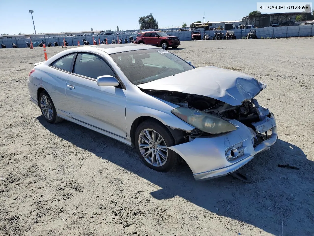 2007 Toyota Camry Solara Se VIN: 4T1CA30P17U123698 Lot: 72783184