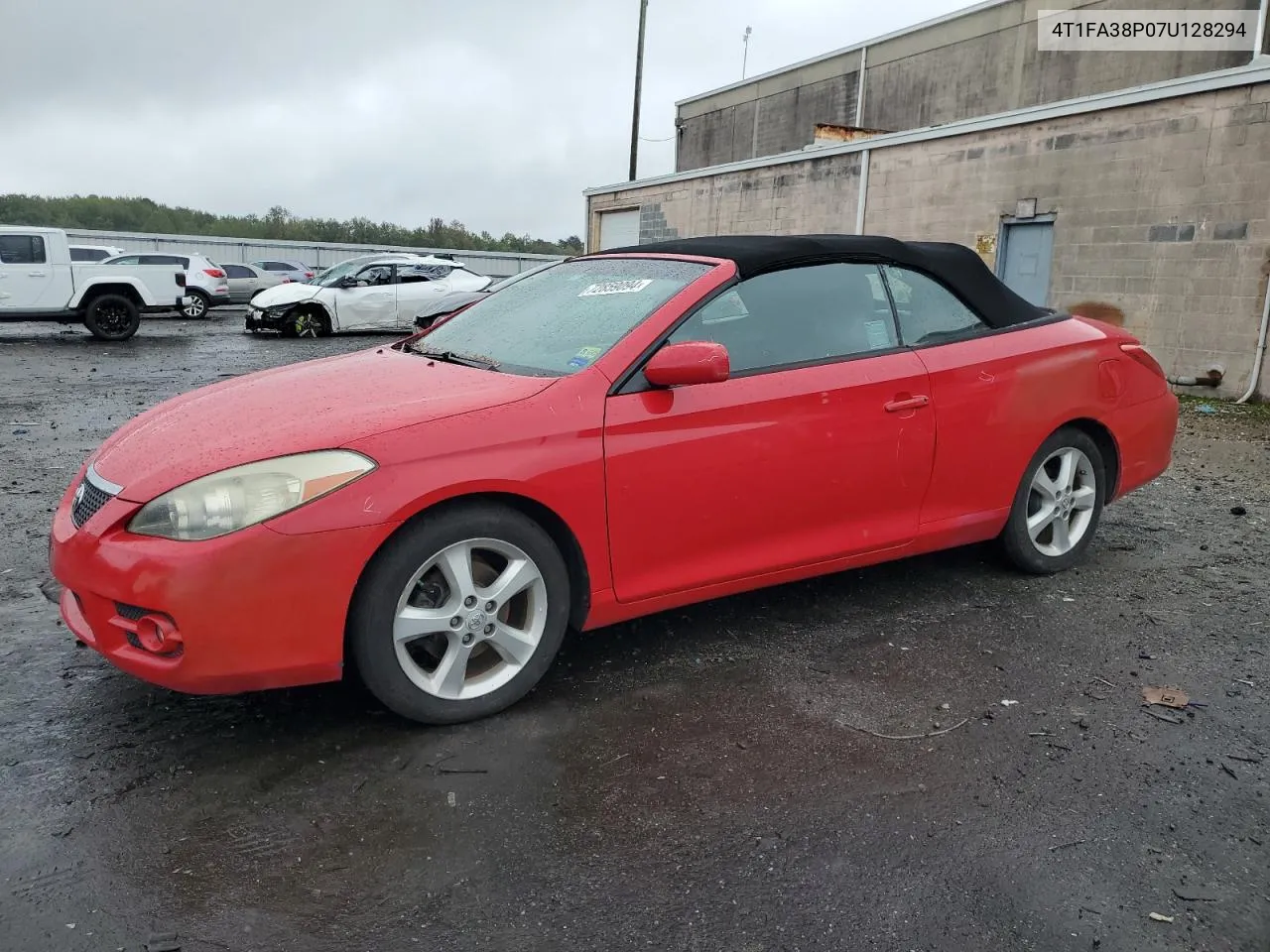 2007 Toyota Camry Solara Se VIN: 4T1FA38P07U128294 Lot: 72859094