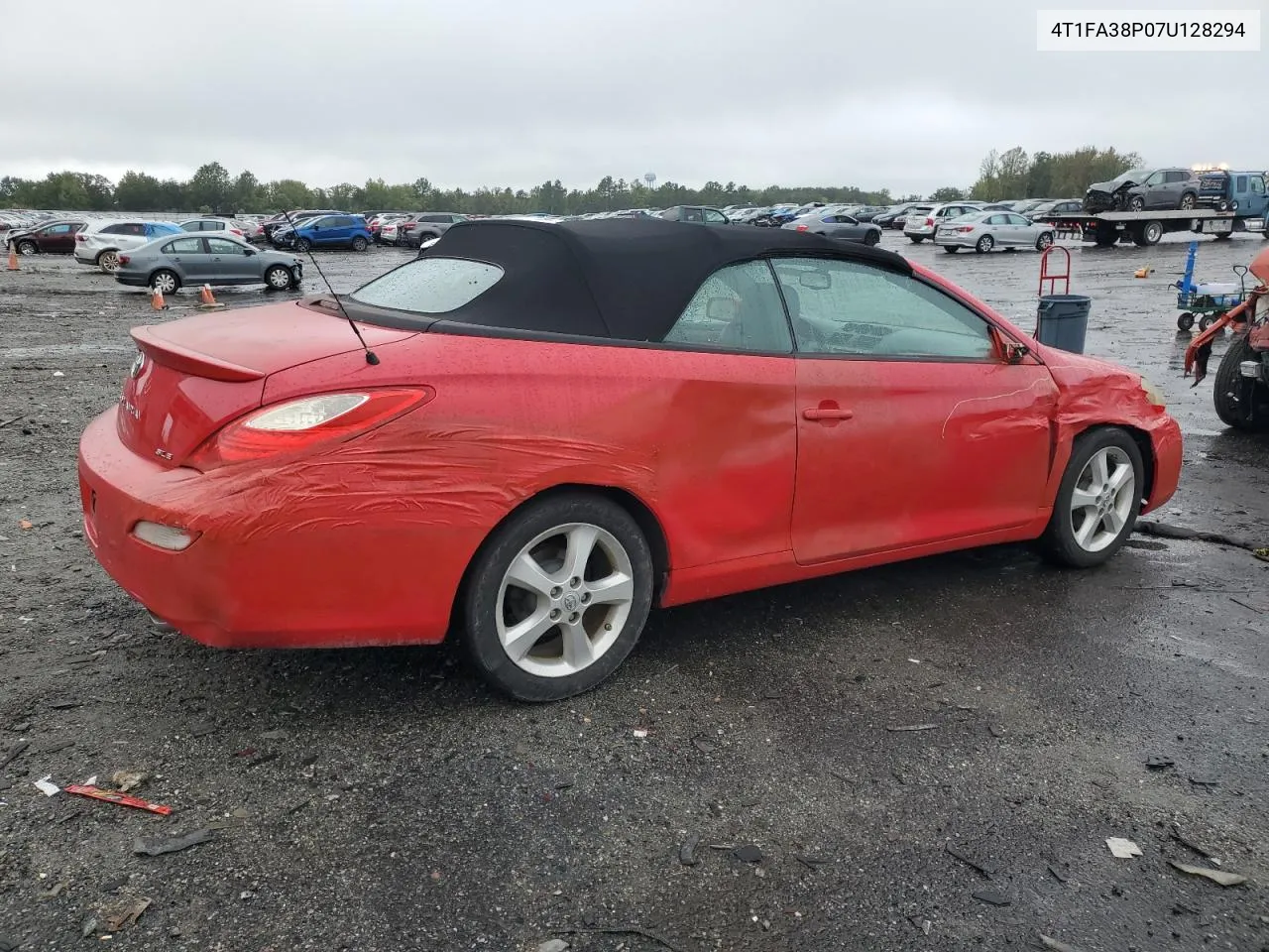 2007 Toyota Camry Solara Se VIN: 4T1FA38P07U128294 Lot: 72859094