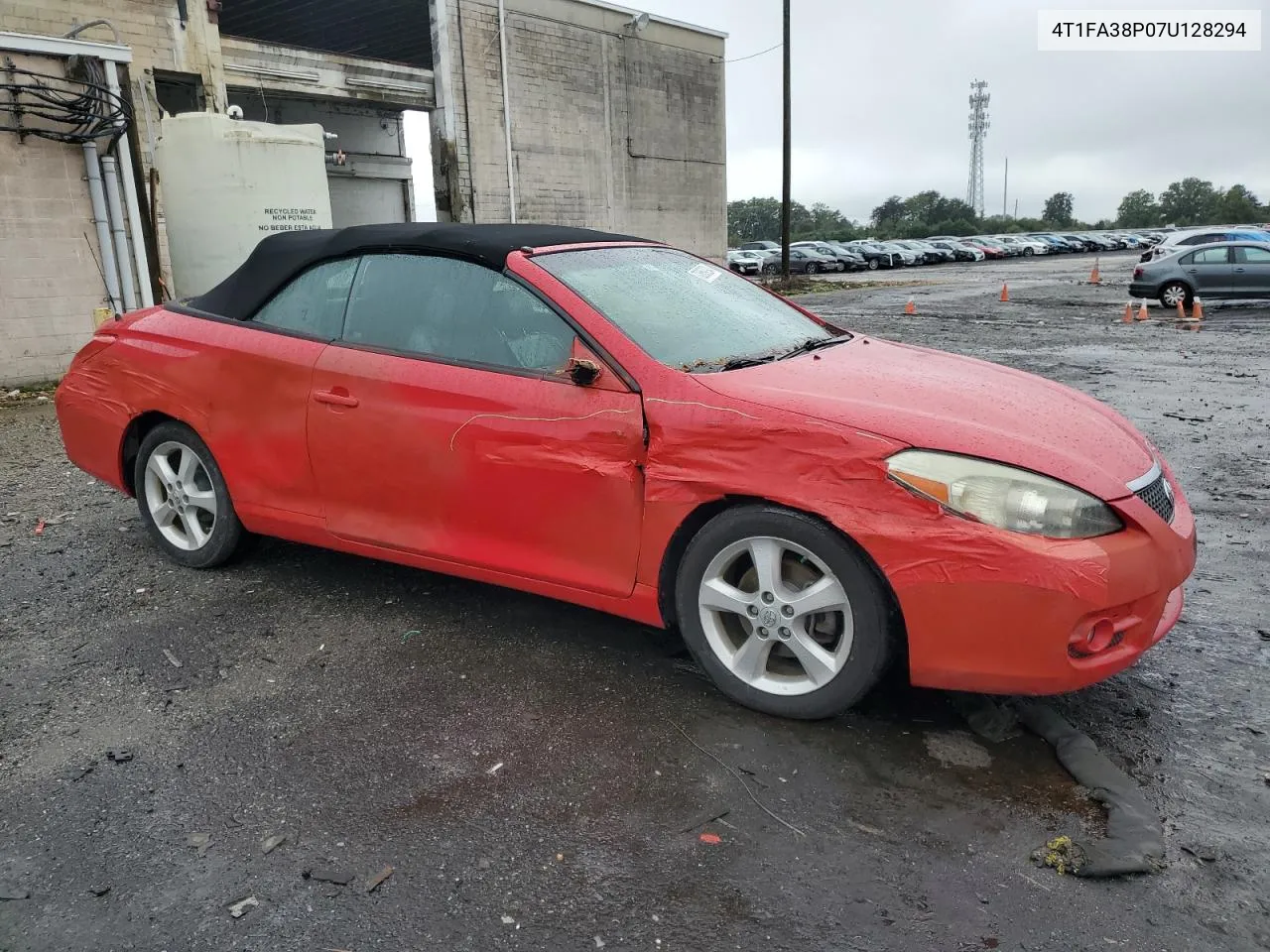 2007 Toyota Camry Solara Se VIN: 4T1FA38P07U128294 Lot: 72859094