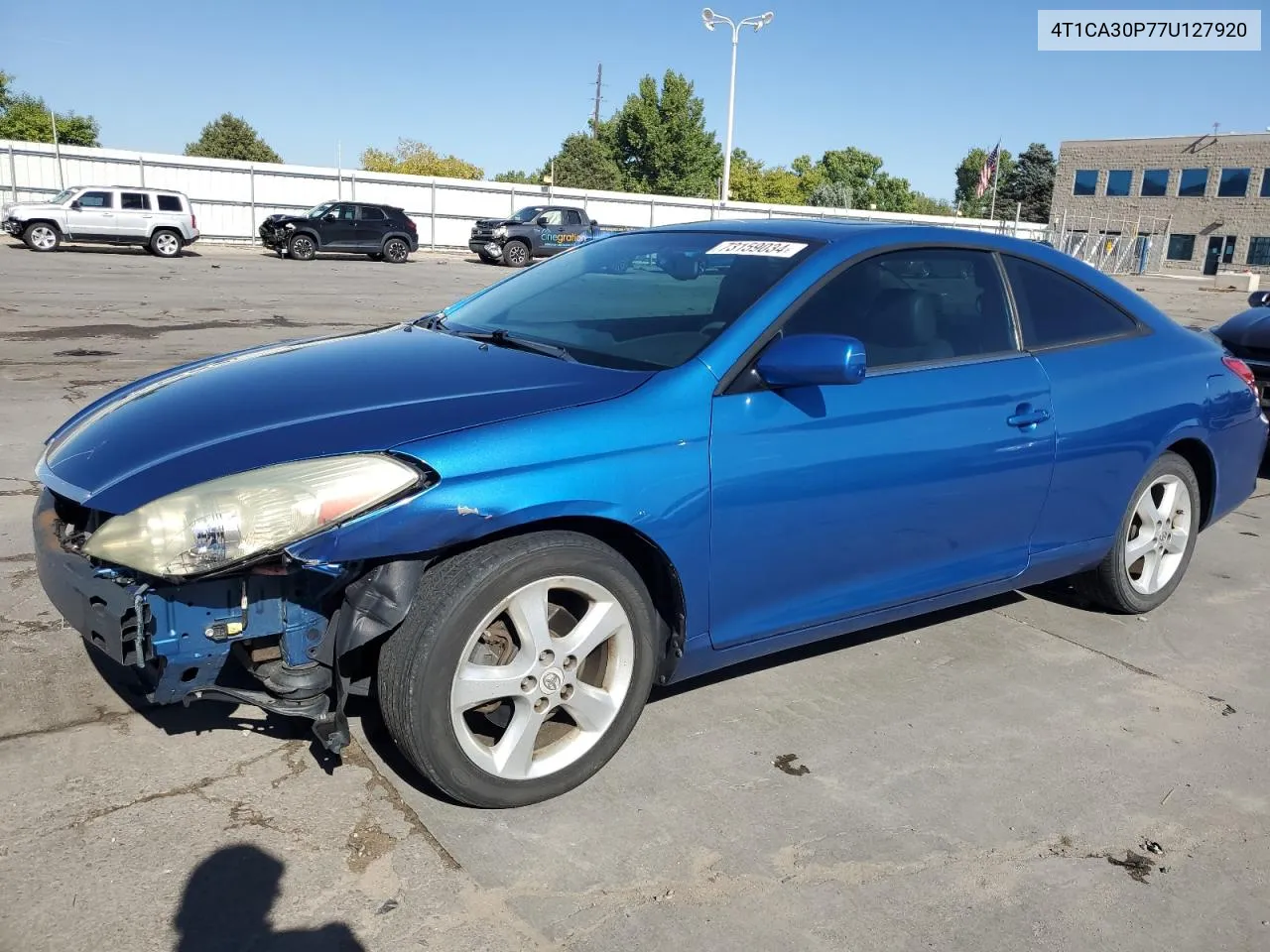 2007 Toyota Camry Solara Se VIN: 4T1CA30P77U127920 Lot: 73159034