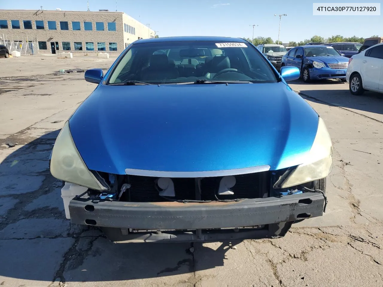 2007 Toyota Camry Solara Se VIN: 4T1CA30P77U127920 Lot: 73159034