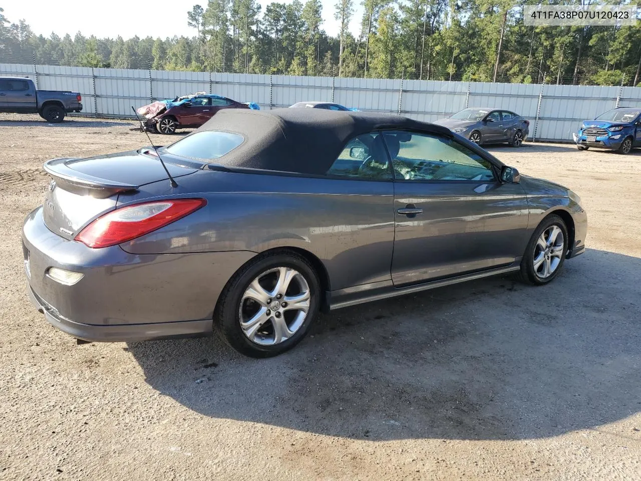 4T1FA38P07U120423 2007 Toyota Camry Solara Se