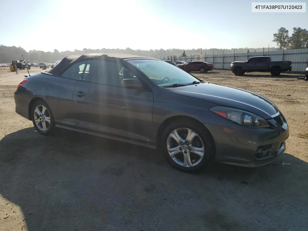 2007 Toyota Camry Solara Se VIN: 4T1FA38P07U120423 Lot: 73224364