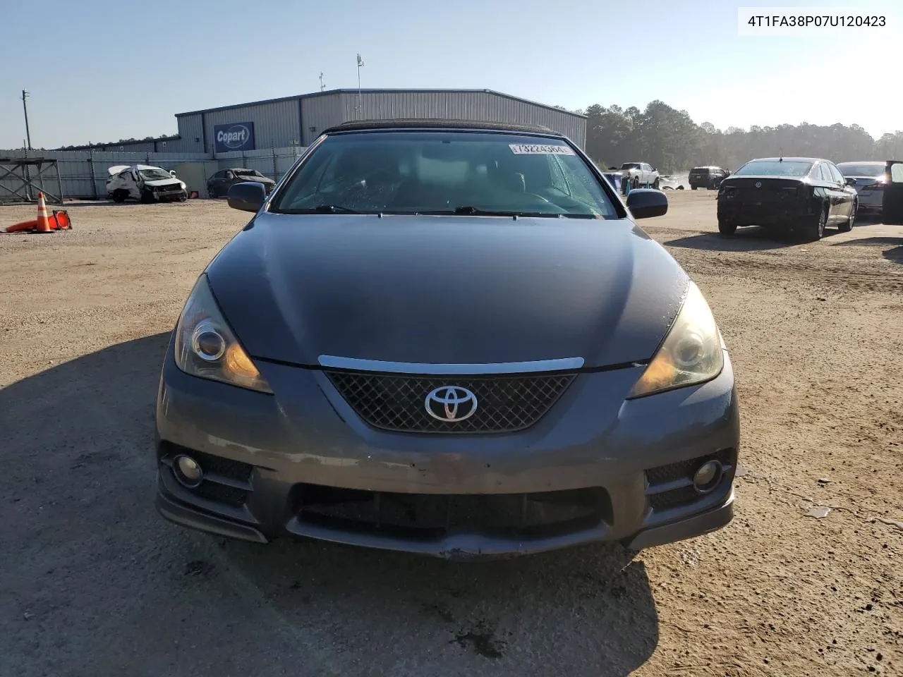 2007 Toyota Camry Solara Se VIN: 4T1FA38P07U120423 Lot: 73224364