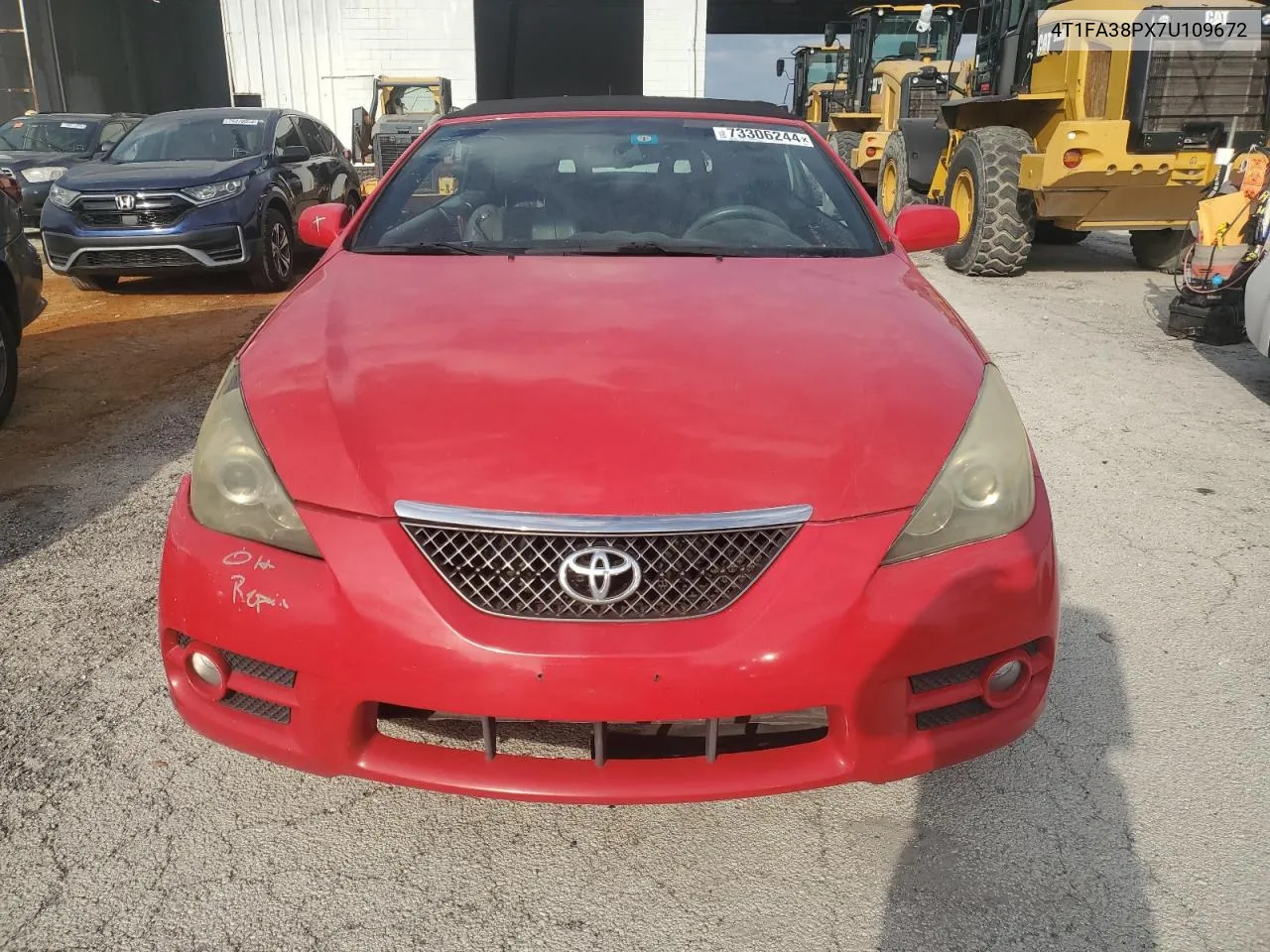 2007 Toyota Camry Solara Se VIN: 4T1FA38PX7U109672 Lot: 73306244