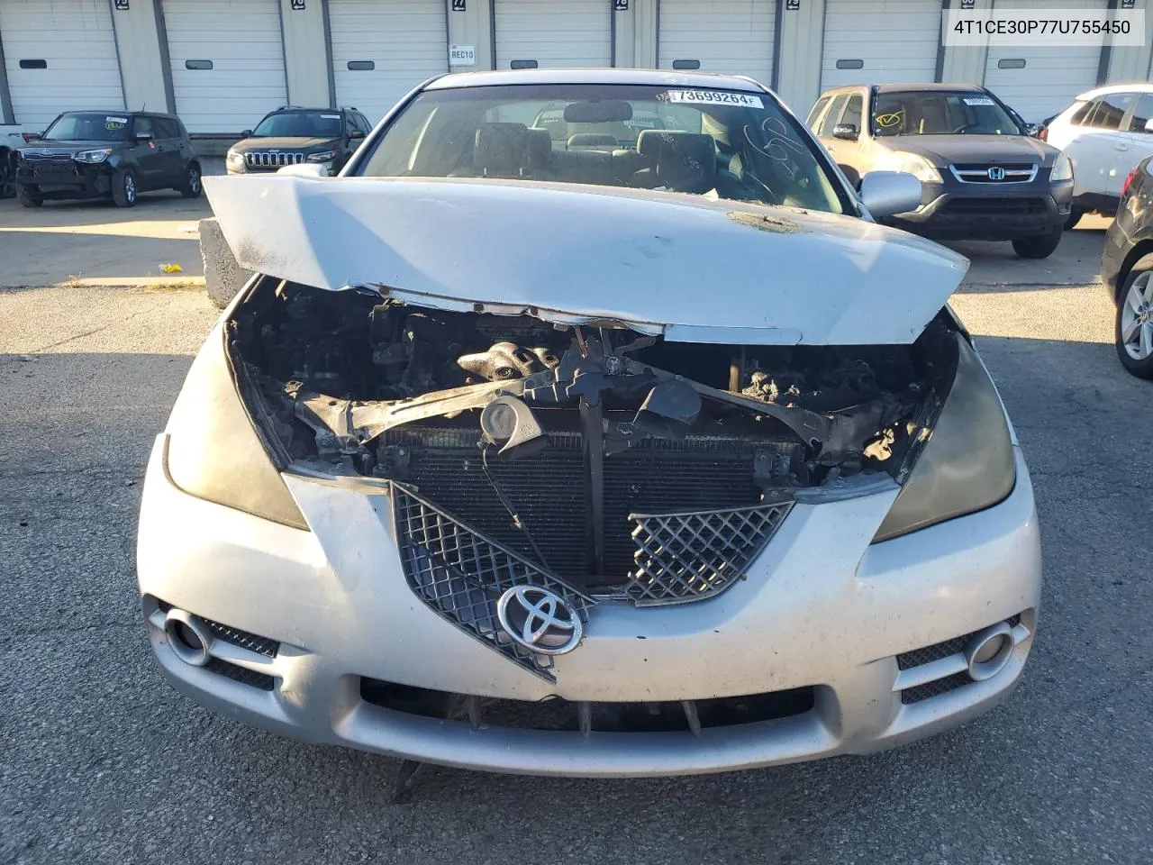 2007 Toyota Camry Solara Se VIN: 4T1CE30P77U755450 Lot: 73699264