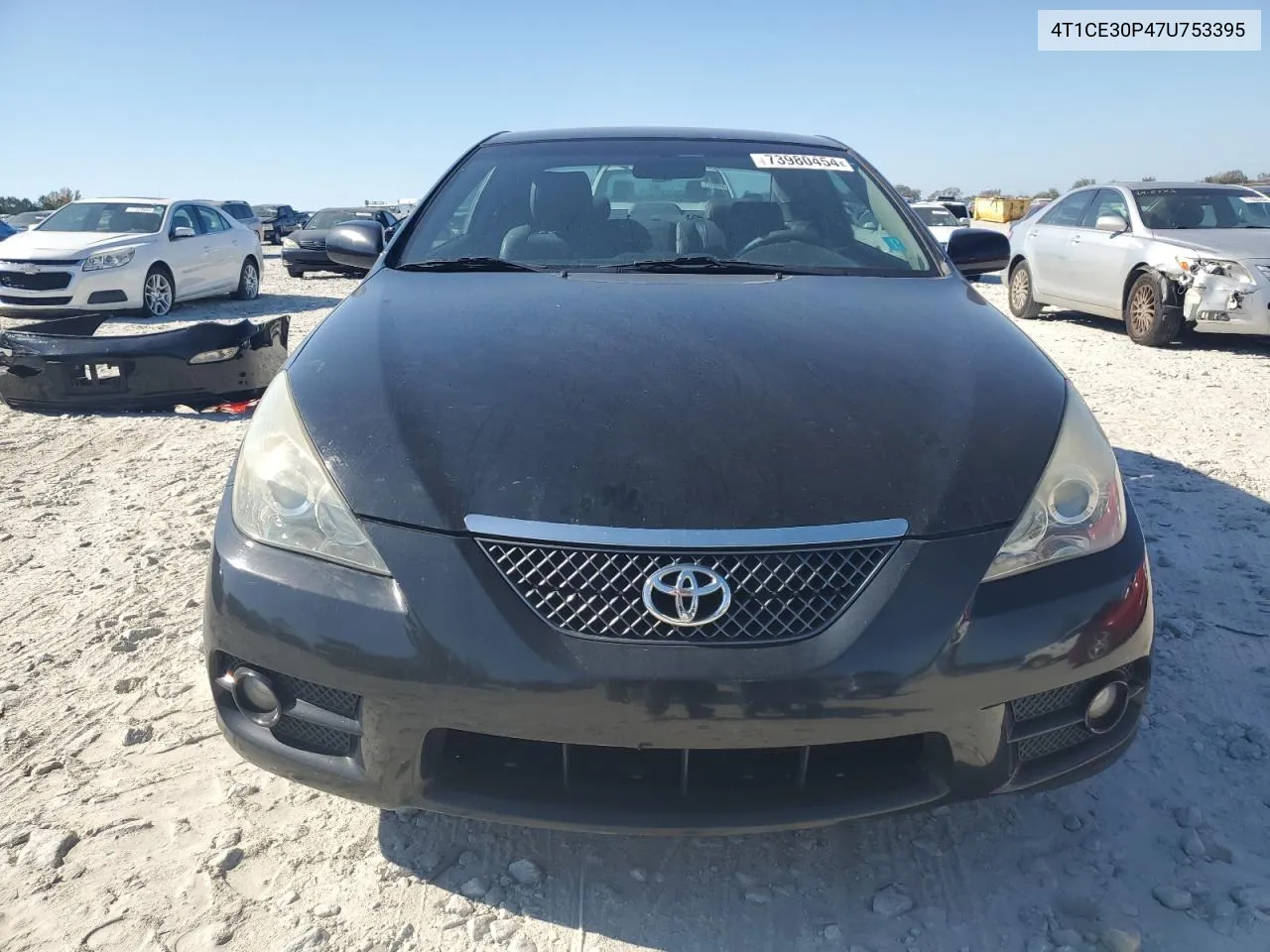 2007 Toyota Camry Solara Se VIN: 4T1CE30P47U753395 Lot: 73980454