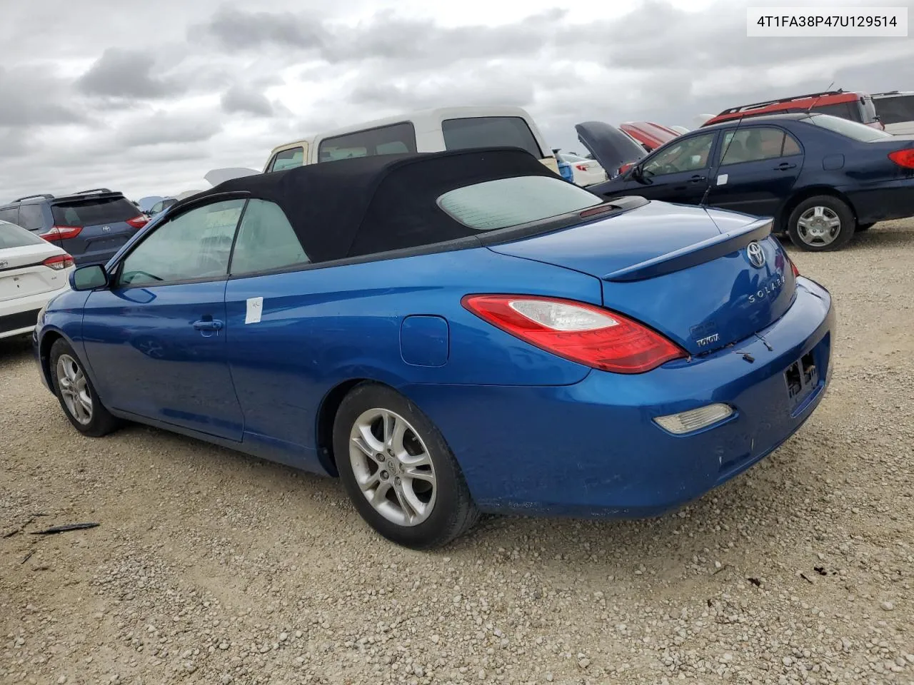 2007 Toyota Camry Solara Se VIN: 4T1FA38P47U129514 Lot: 74372284