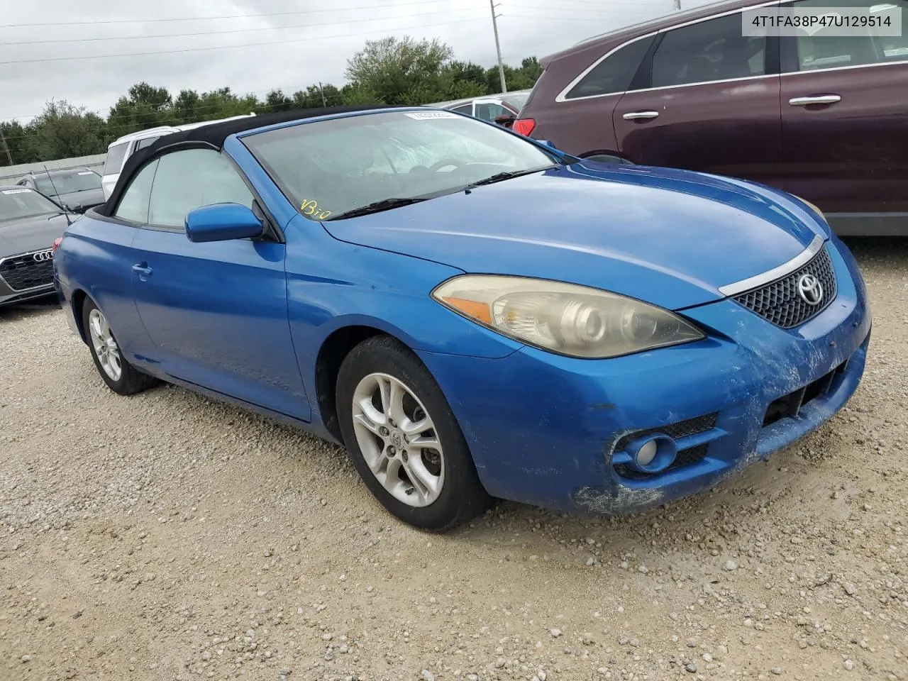 2007 Toyota Camry Solara Se VIN: 4T1FA38P47U129514 Lot: 74372284