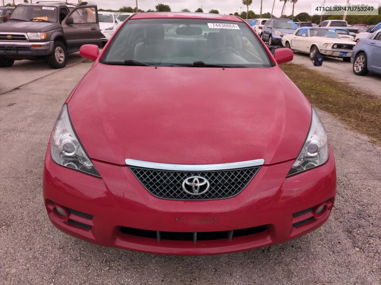 2007 Toyota Camry Solara Se VIN: 4T1CE30P47U753249 Lot: 74438864