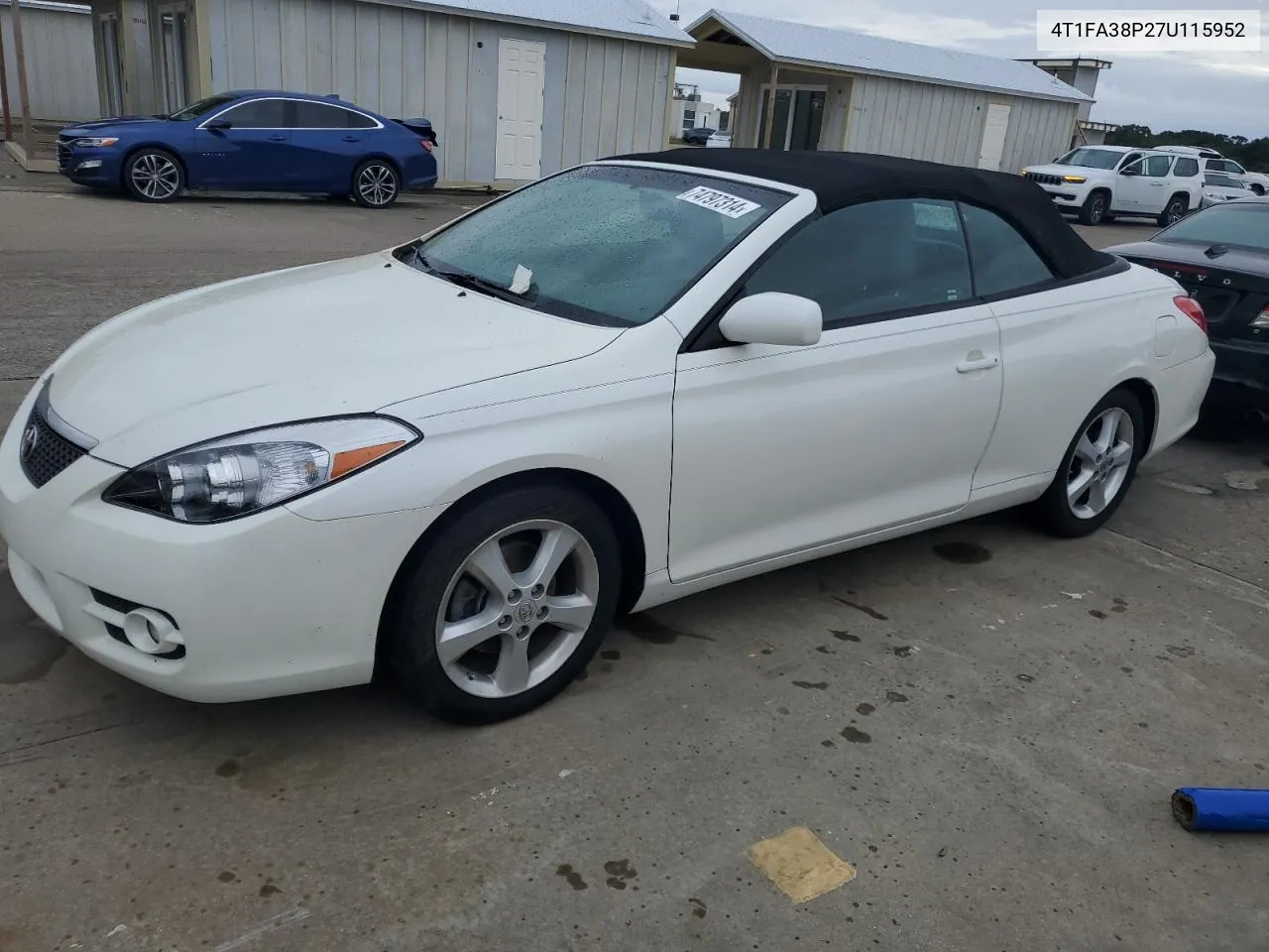 2007 Toyota Camry Solara Se VIN: 4T1FA38P27U115952 Lot: 74797314