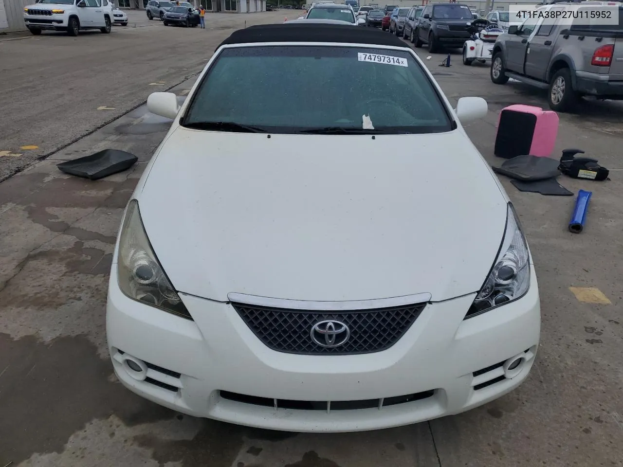 2007 Toyota Camry Solara Se VIN: 4T1FA38P27U115952 Lot: 74797314