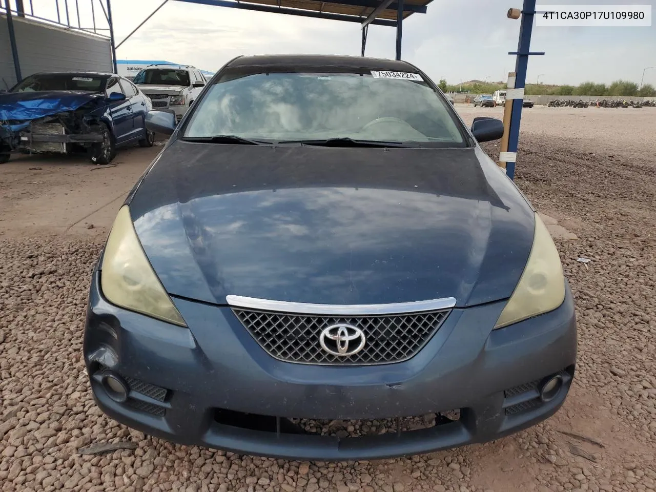 2007 Toyota Camry Solara Se VIN: 4T1CA30P17U109980 Lot: 75034224