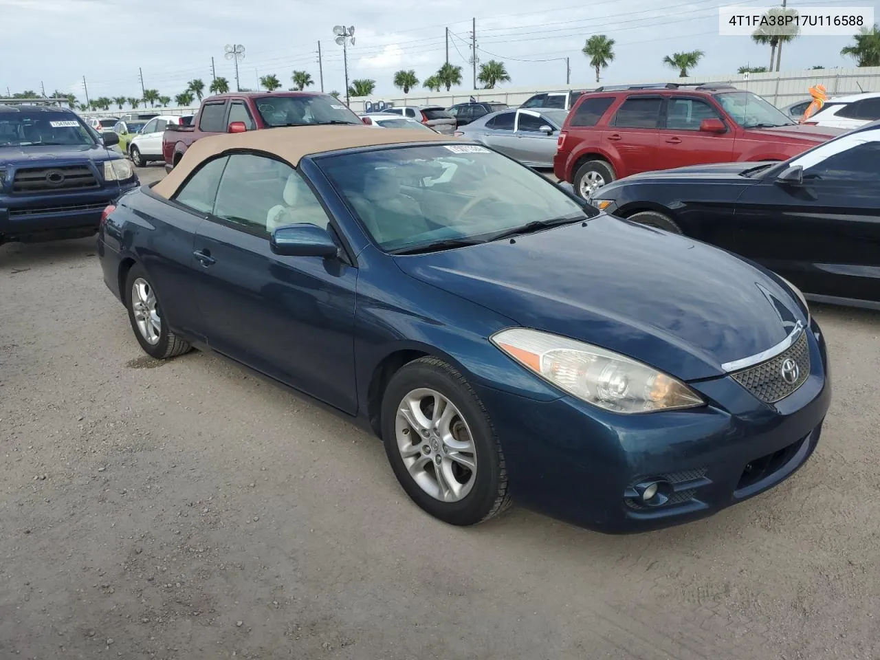 2007 Toyota Camry Solara Se VIN: 4T1FA38P17U116588 Lot: 75071324