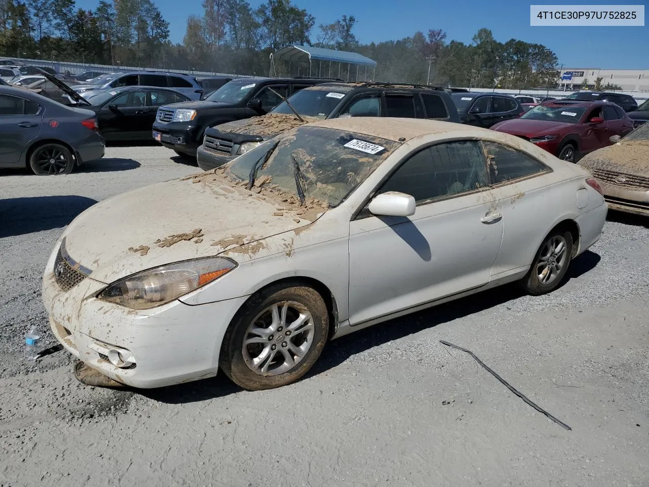 2007 Toyota Camry Solara Se VIN: 4T1CE30P97U752825 Lot: 75135674