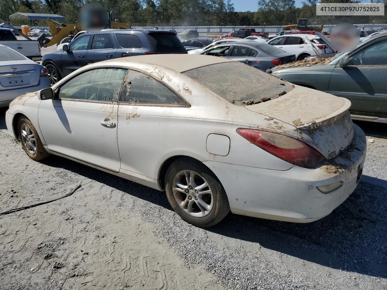 2007 Toyota Camry Solara Se VIN: 4T1CE30P97U752825 Lot: 75135674