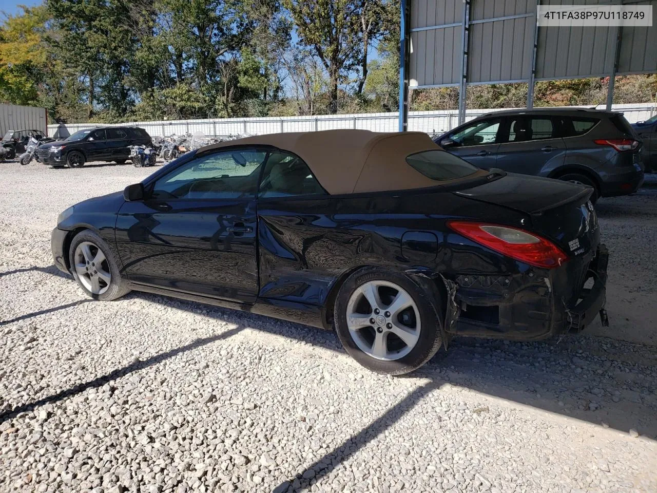 2007 Toyota Camry Solara Se VIN: 4T1FA38P97U118749 Lot: 75330274