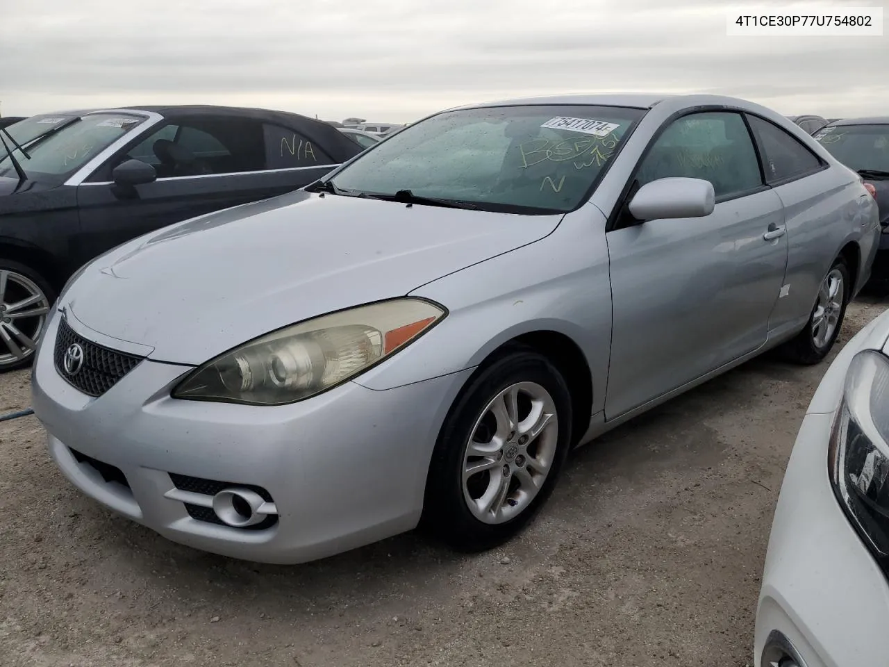 4T1CE30P77U754802 2007 Toyota Camry Solara Se