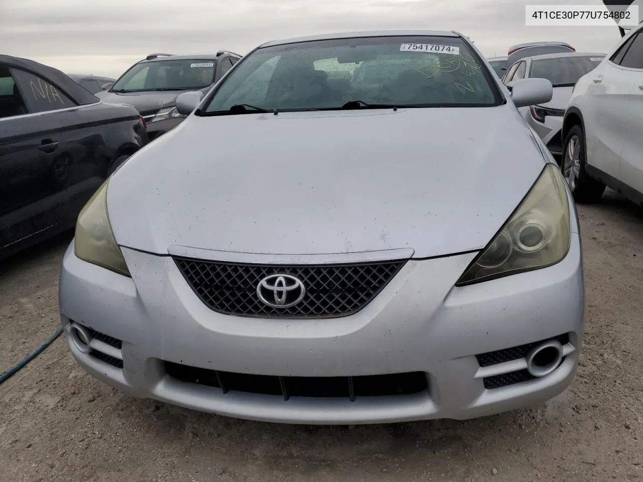 2007 Toyota Camry Solara Se VIN: 4T1CE30P77U754802 Lot: 75417074