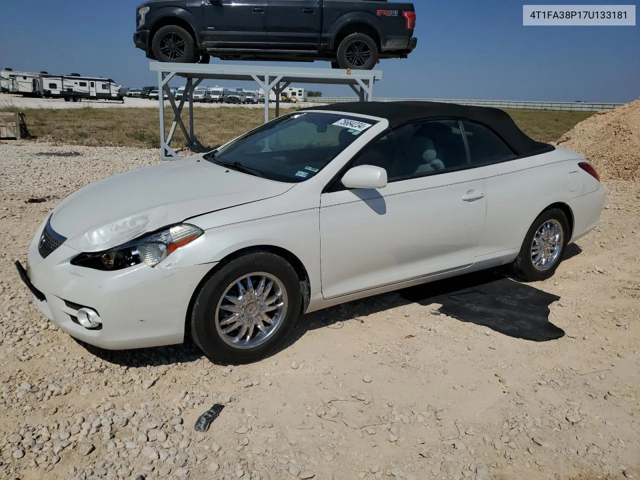 2007 Toyota Camry Solara Se VIN: 4T1FA38P17U133181 Lot: 75684234