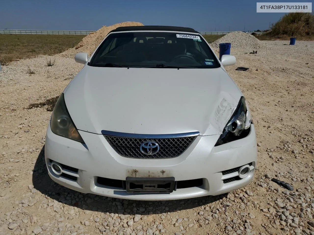 2007 Toyota Camry Solara Se VIN: 4T1FA38P17U133181 Lot: 75684234