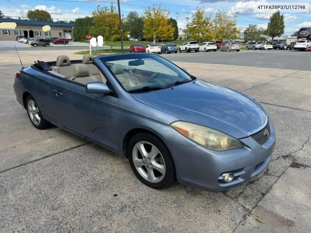 4T1FA38P37U112798 2007 Toyota Camry Solara Se