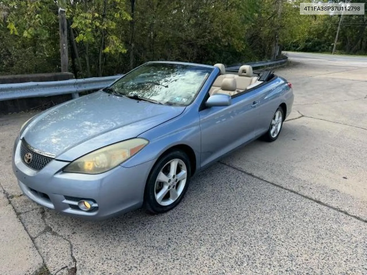 4T1FA38P37U112798 2007 Toyota Camry Solara Se