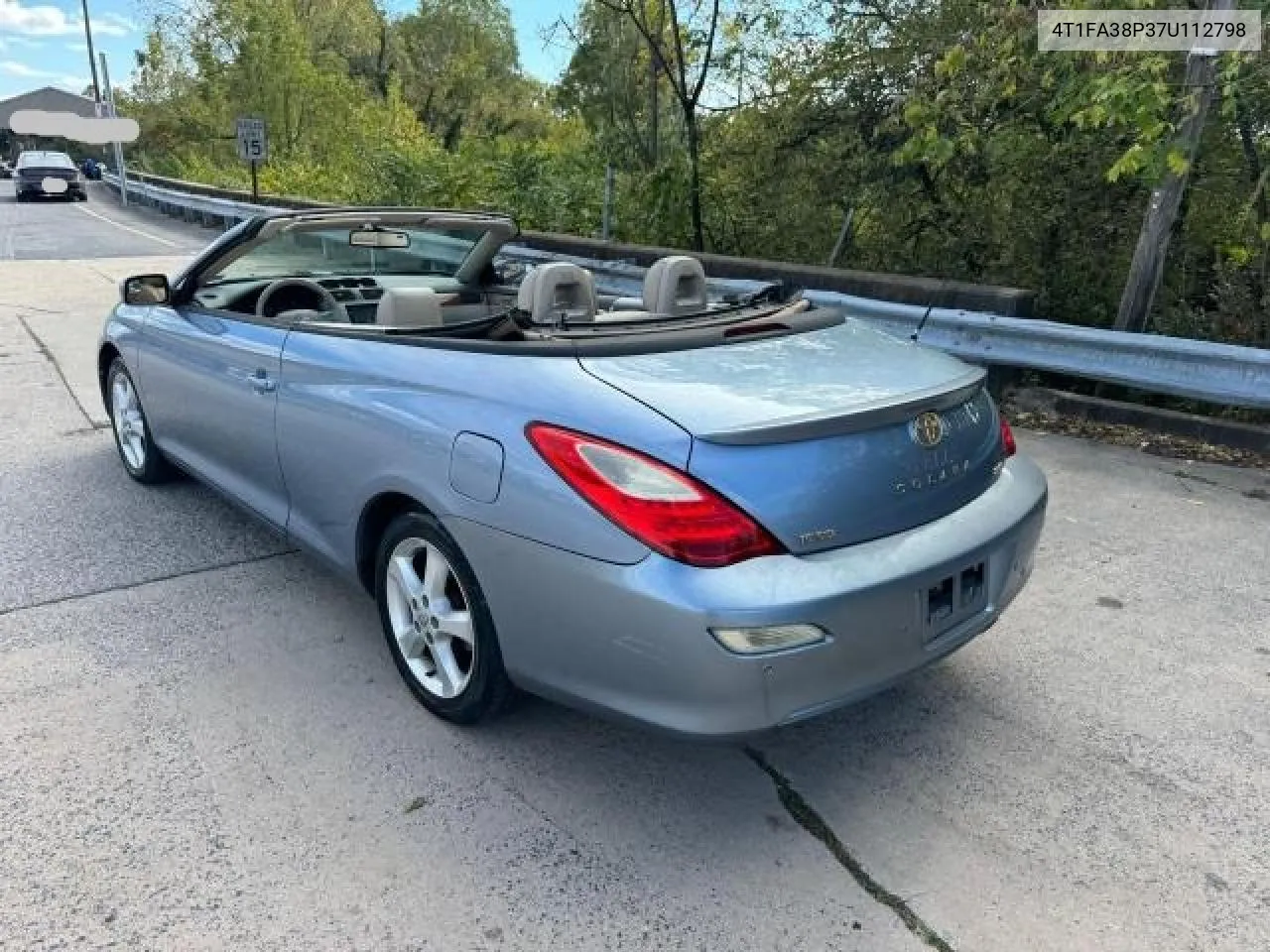 4T1FA38P37U112798 2007 Toyota Camry Solara Se