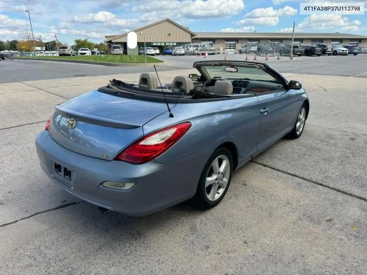 2007 Toyota Camry Solara Se VIN: 4T1FA38P37U112798 Lot: 75873044